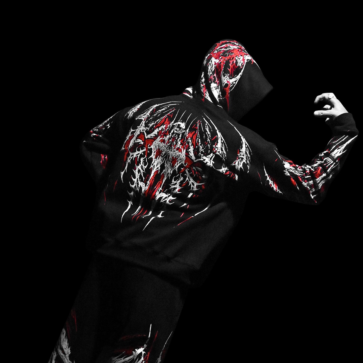 VOID OF DRAGON - OVERSIZED ZIP UP HOODIE – MYSTERIOUS SOULS